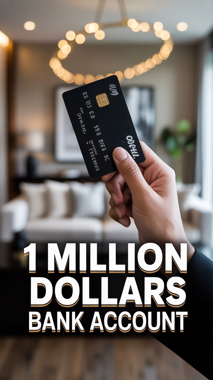 💰 1 Million Dollars Bank Account