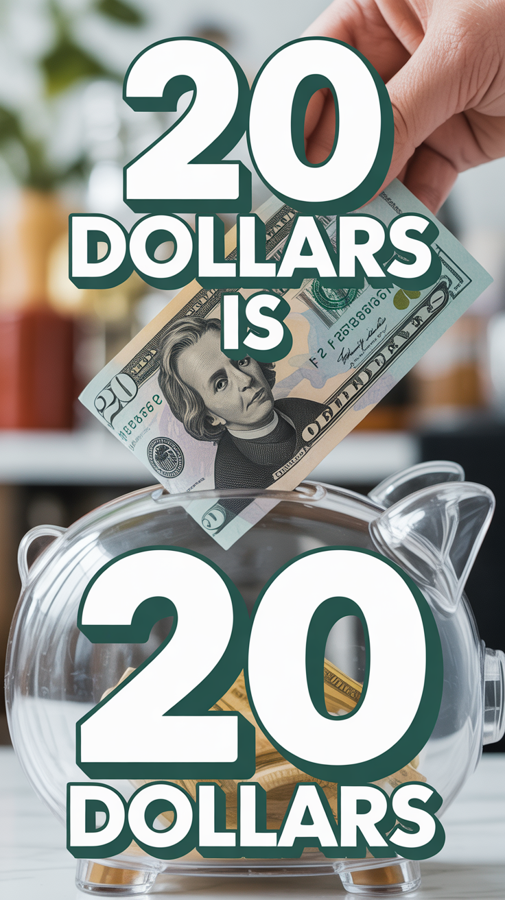 💰 20 Dollars Is 20 Dollars