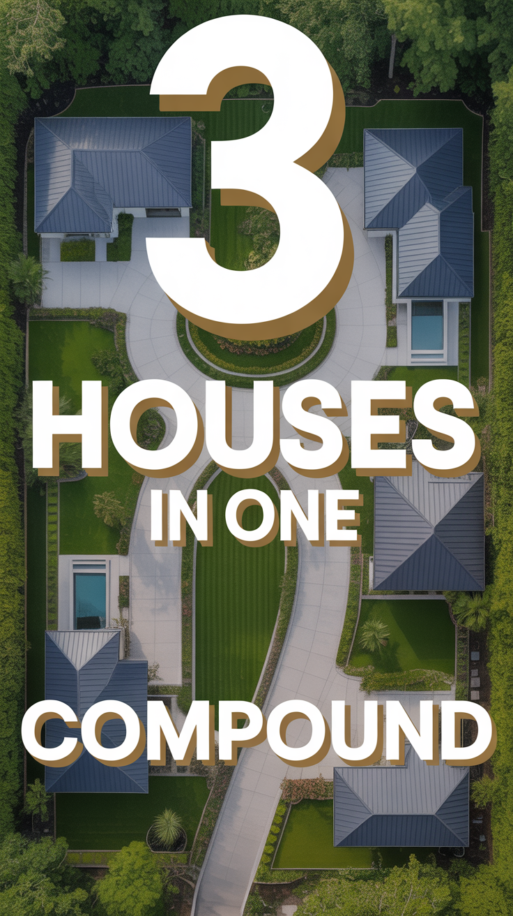 🏡 3 Houses In One Compound