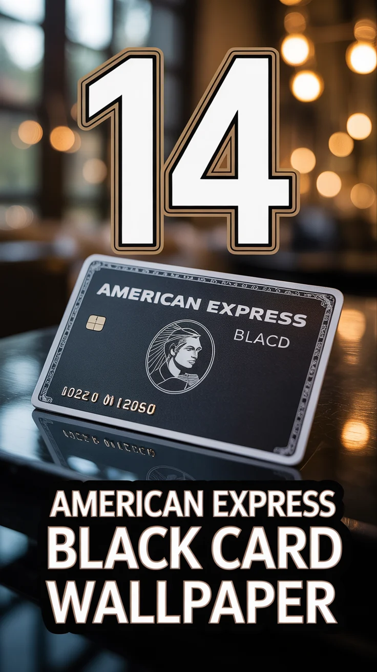 💳 14 American Express Black Card Wallpaper
