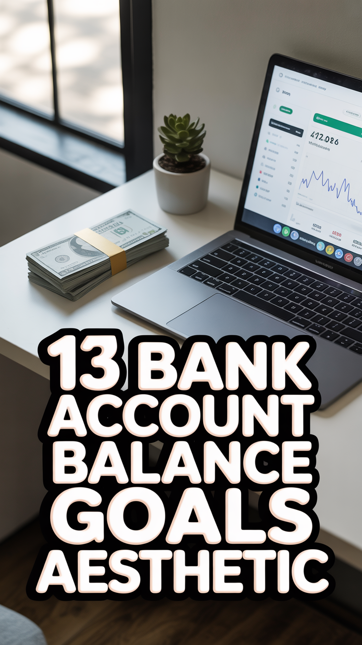 💰 13 Bank Account Balance Goals Aesthetic