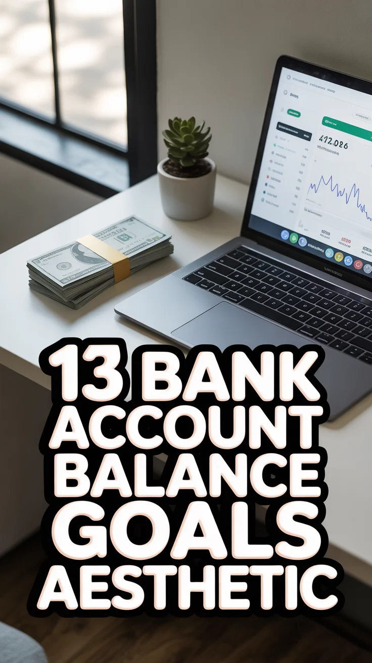 💰 13 Bank Account Balance Goals Aesthetic