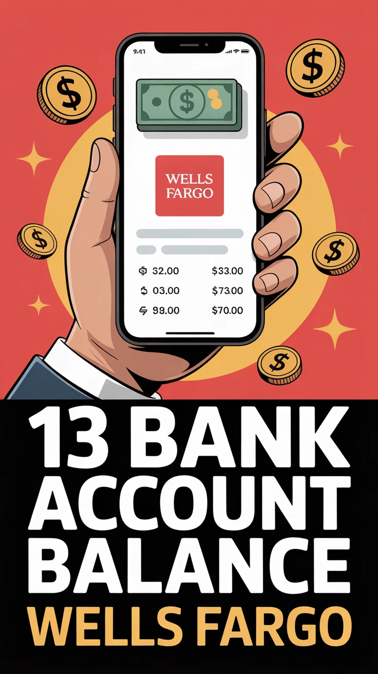 💰 13 Bank Account Balance Wells Fargo