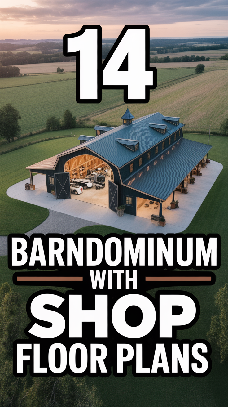 🏠 14 Barndominium With Shop Floor Plans