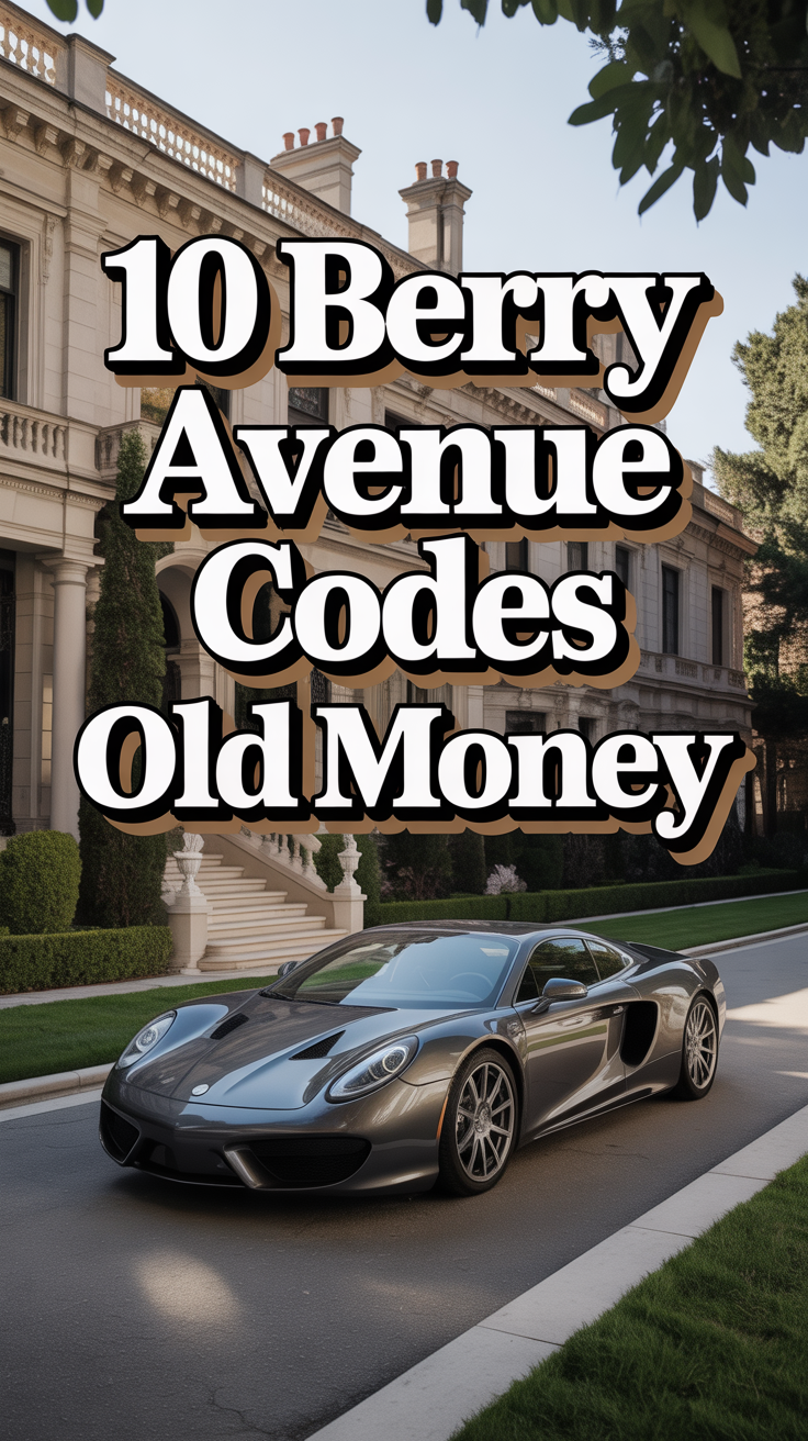 💰 10 Berry Avenue Codes Old Money