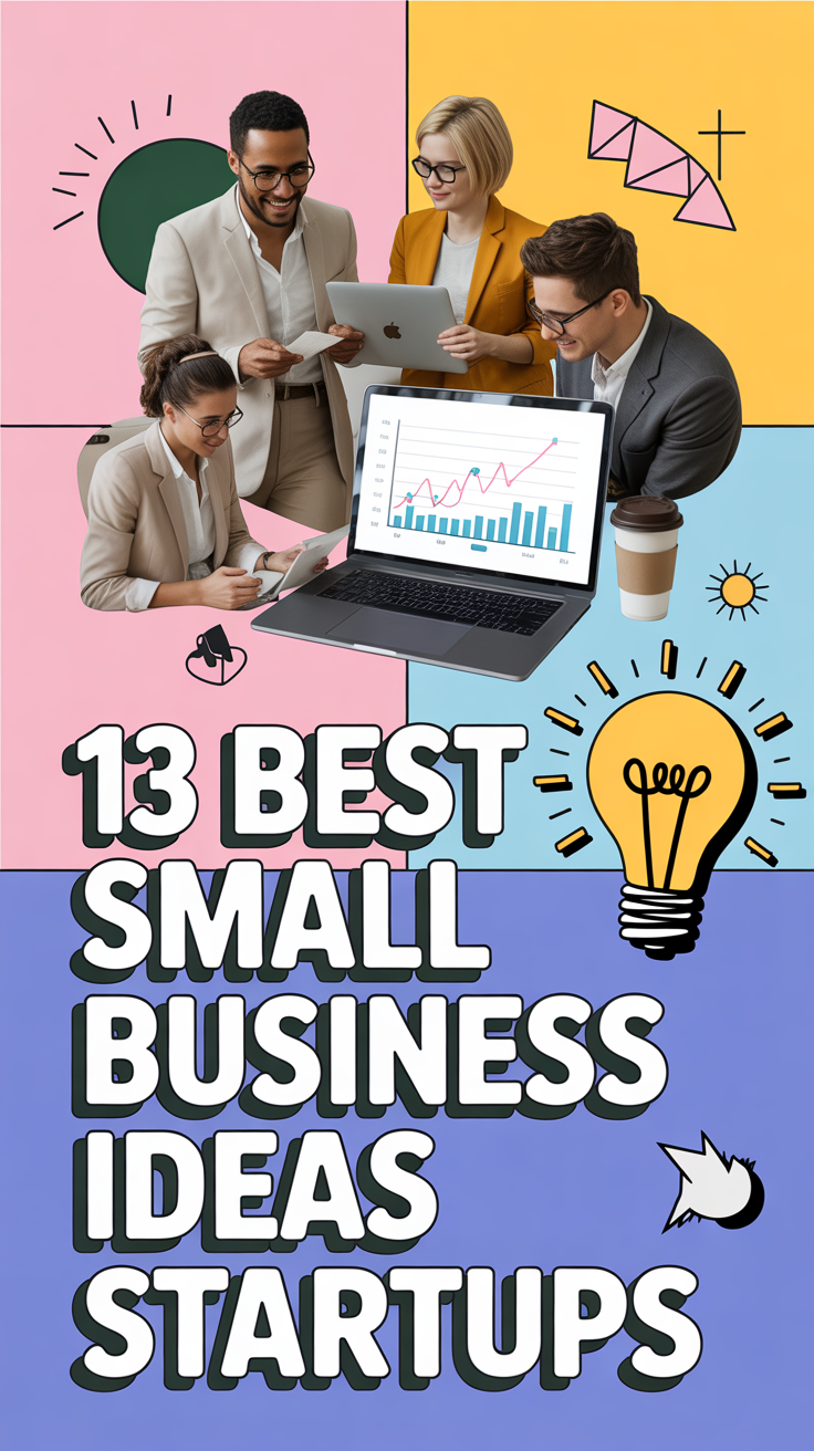 💡 13 Best Small Business Ideas Startups