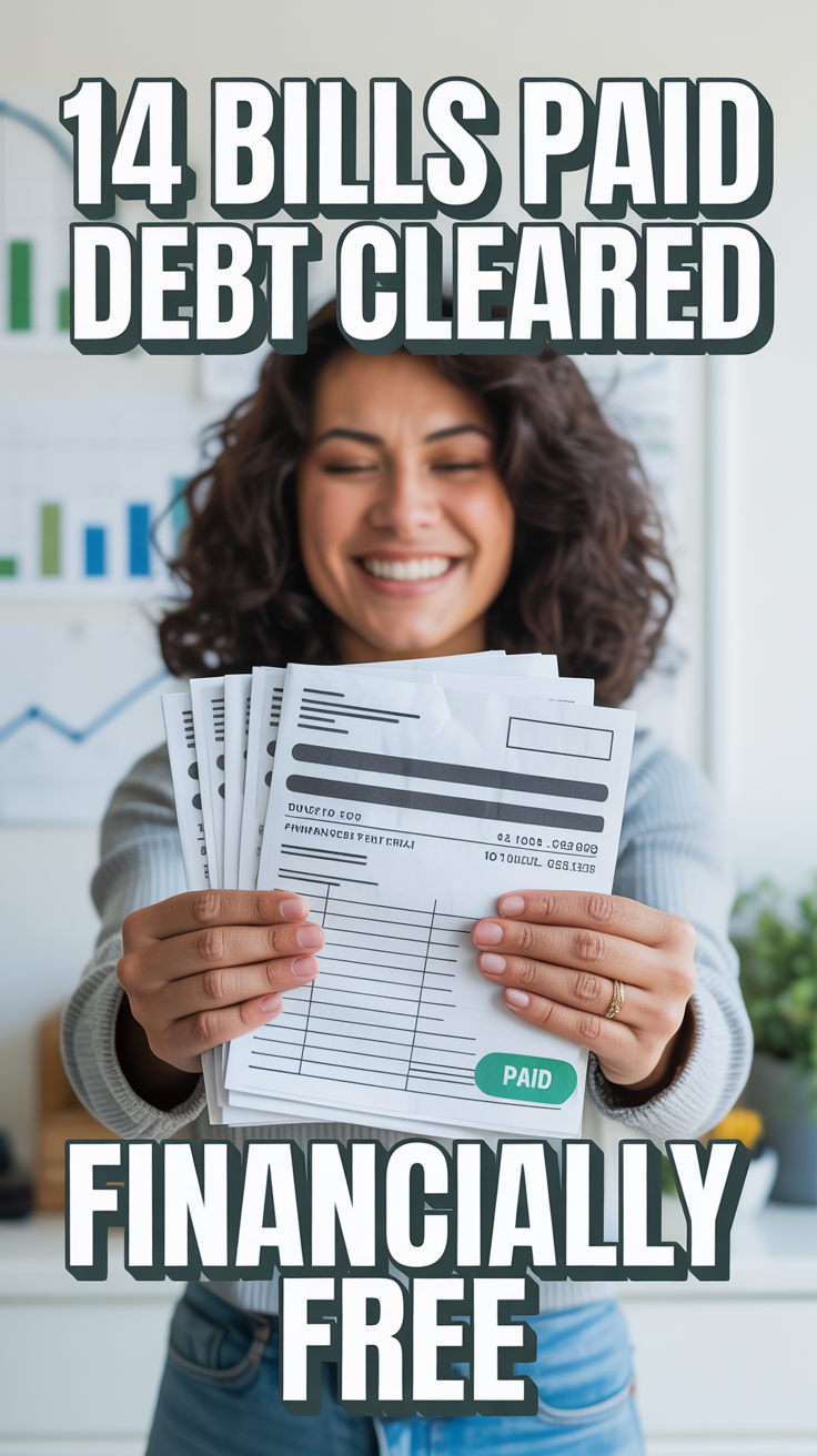 💰 14 Bills Paid Debt Cleared Financially Free