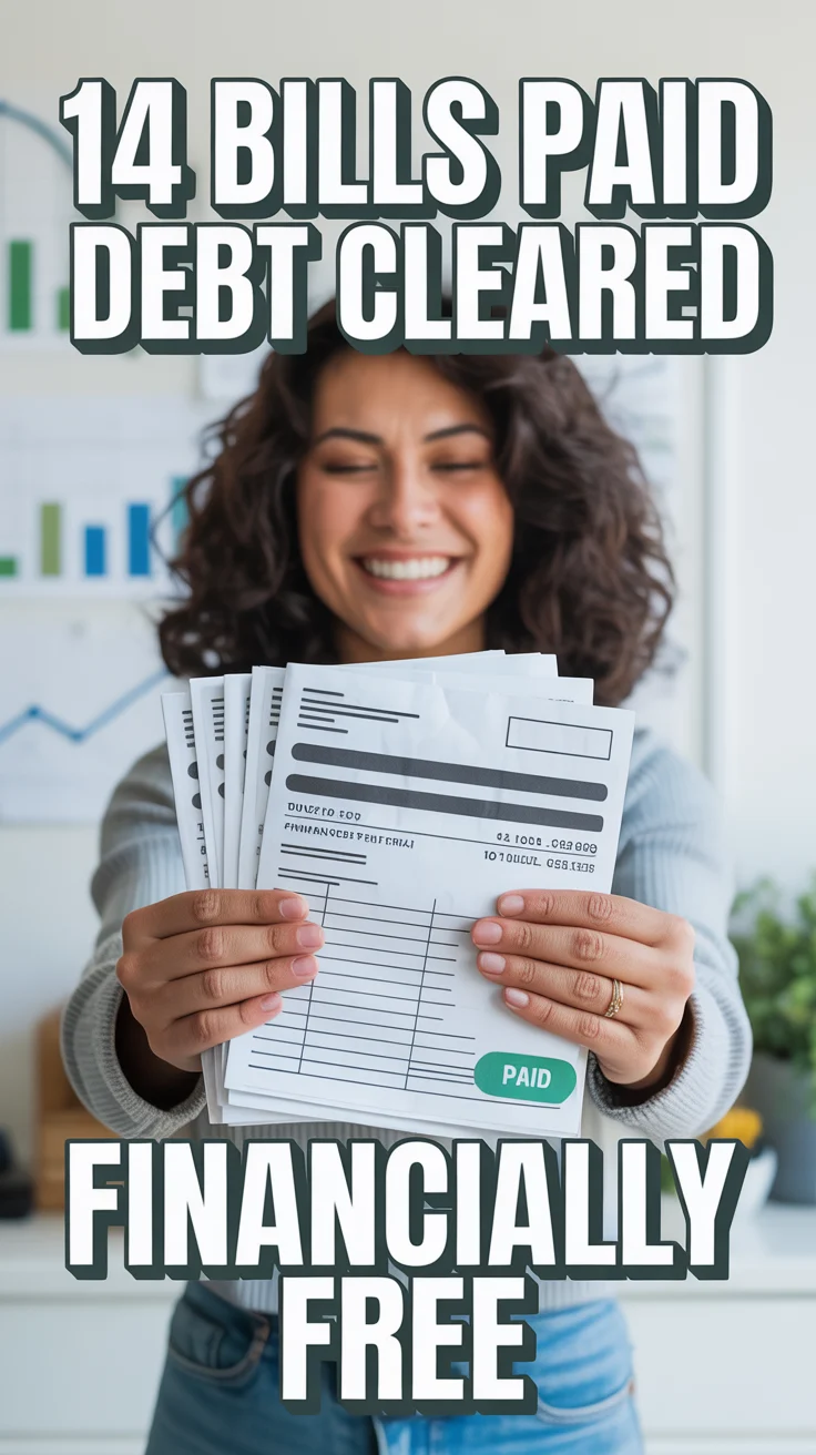 💰 14 Bills Paid Debt Cleared Financially Free