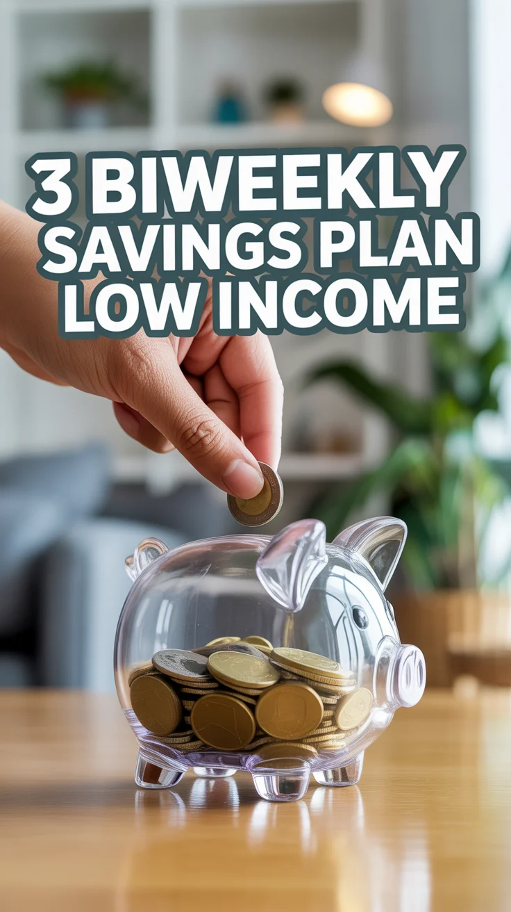 💲 13 Biweekly Savings Plan Low Income