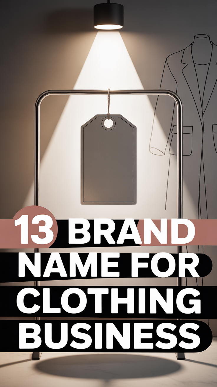 👗 13 Brand Name For Clothing Business