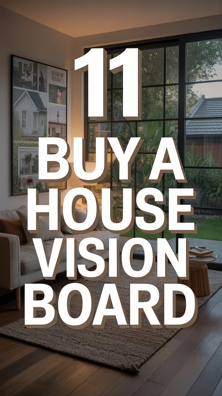 🏡 11 Buy A House Vision Board