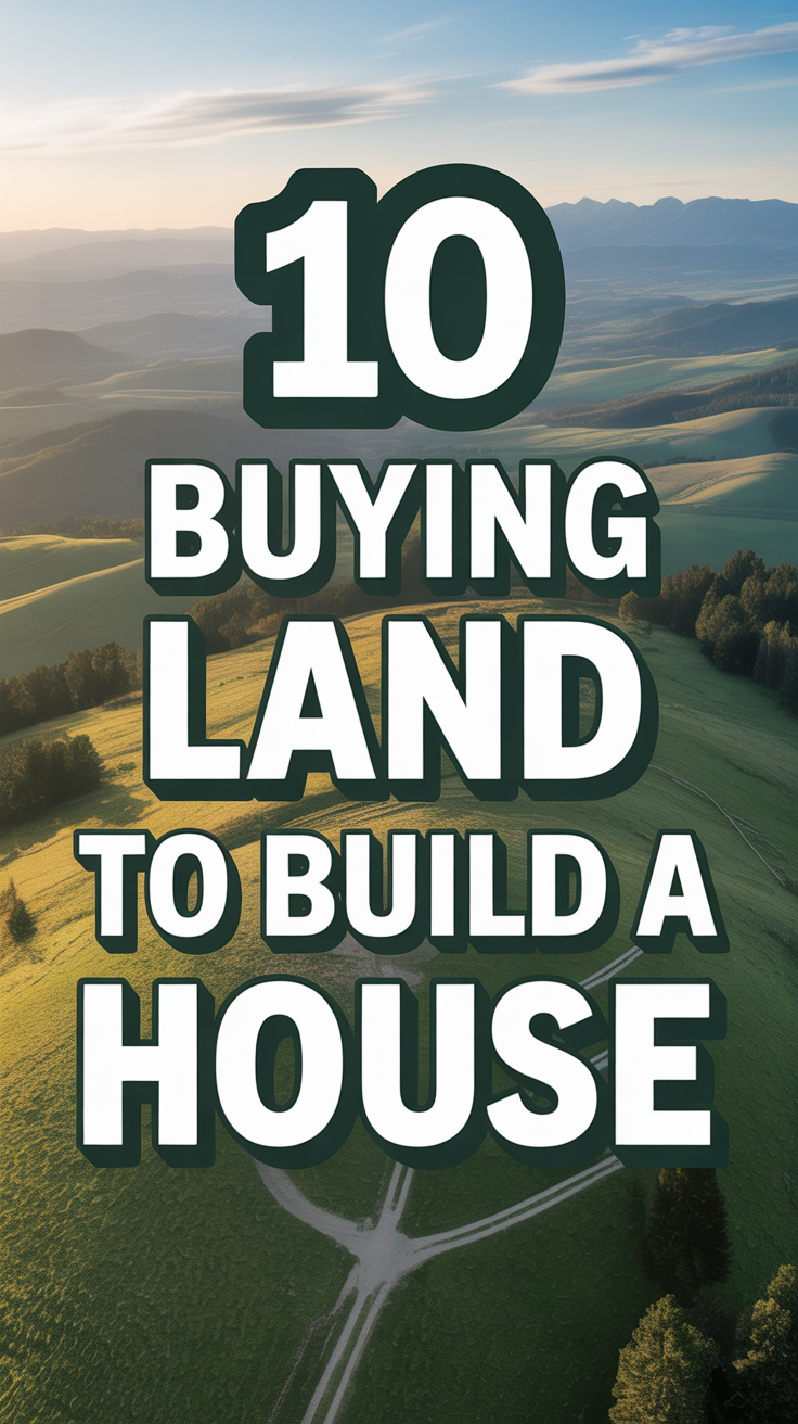 🏕 10 Buying Land To Build A House