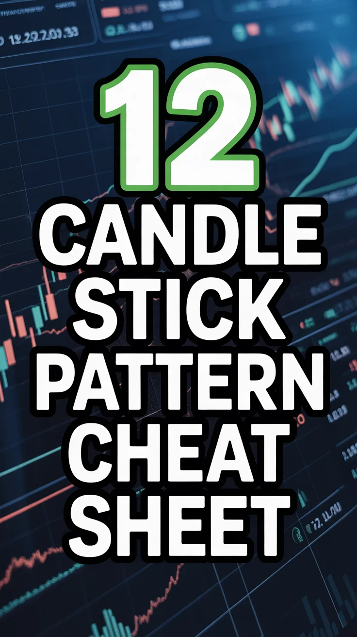 📈 12 Candle Stick Pattern Cheat Sheet