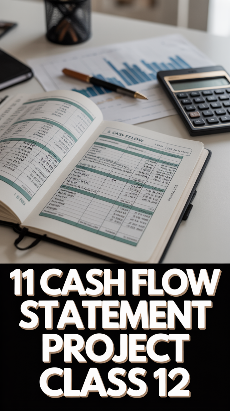 💰 11 Cash Flow Statement Project Class 12