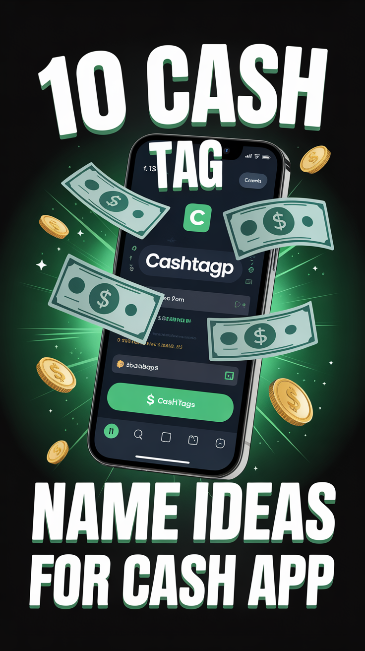 💰 10 Cash Tag Name Ideas For Cash App