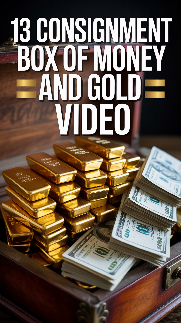 💰 13 Consignment Box Of Money And Gold Video