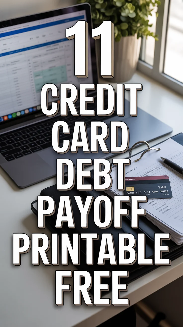 💸 11 Credit Card Debt Payoff Printable Free