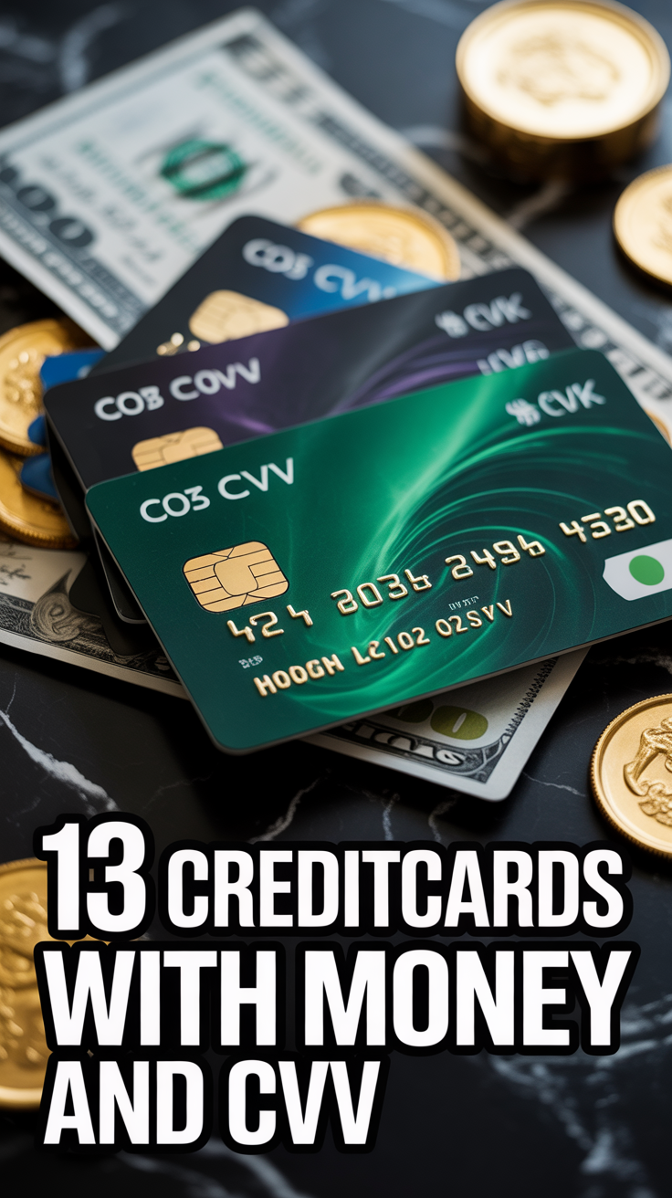 💳 13 Credit Cards With Money And Cvv