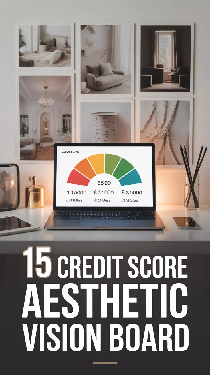 💸 15 Credit Score Aesthetic Vision Board