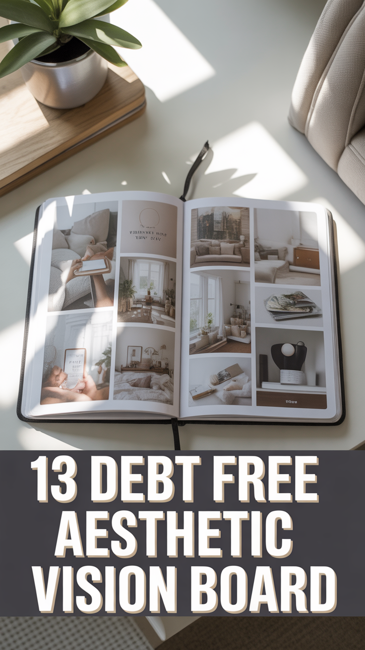 💰 13 Debt Free Aesthetic Vision Board