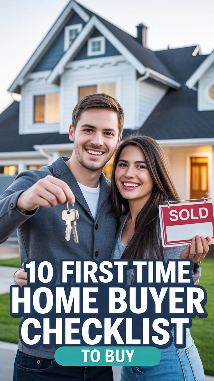 🏡 10 First Time Home Buyer Checklist To Buy