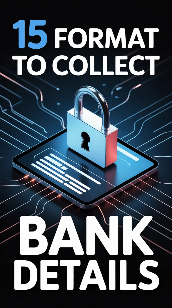 💳 15 Format To Collect Bank Details