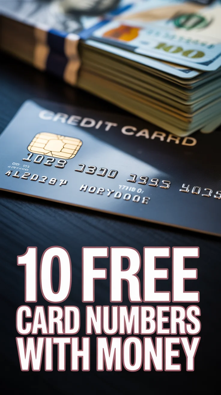 💰 10 Free Card Numbers With Money