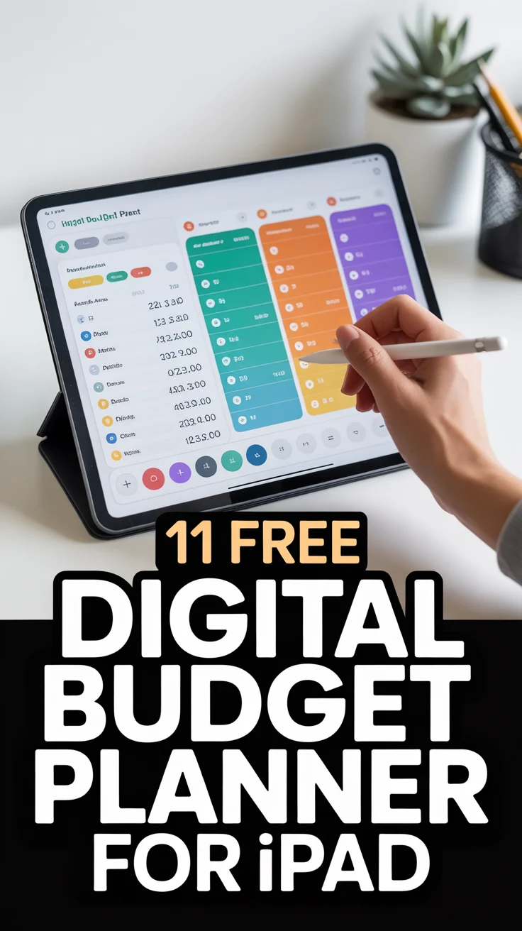 💰 11 Free Digital Budget Planner For Ipad