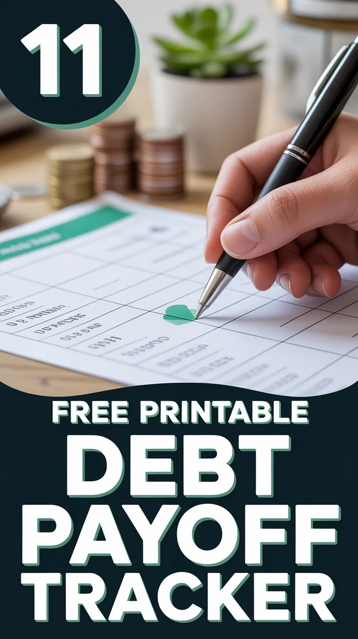 💸 11 Free Printable Debt Payoff Tracker
