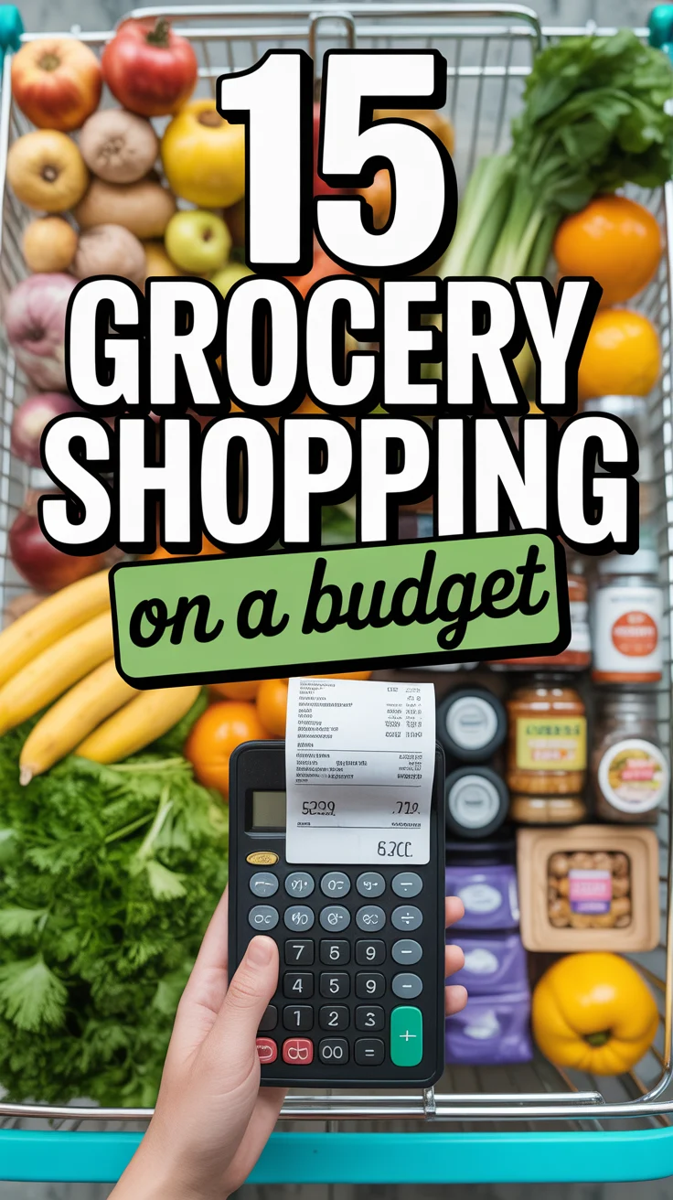 🛒 15 Grocery Shopping On A Budget