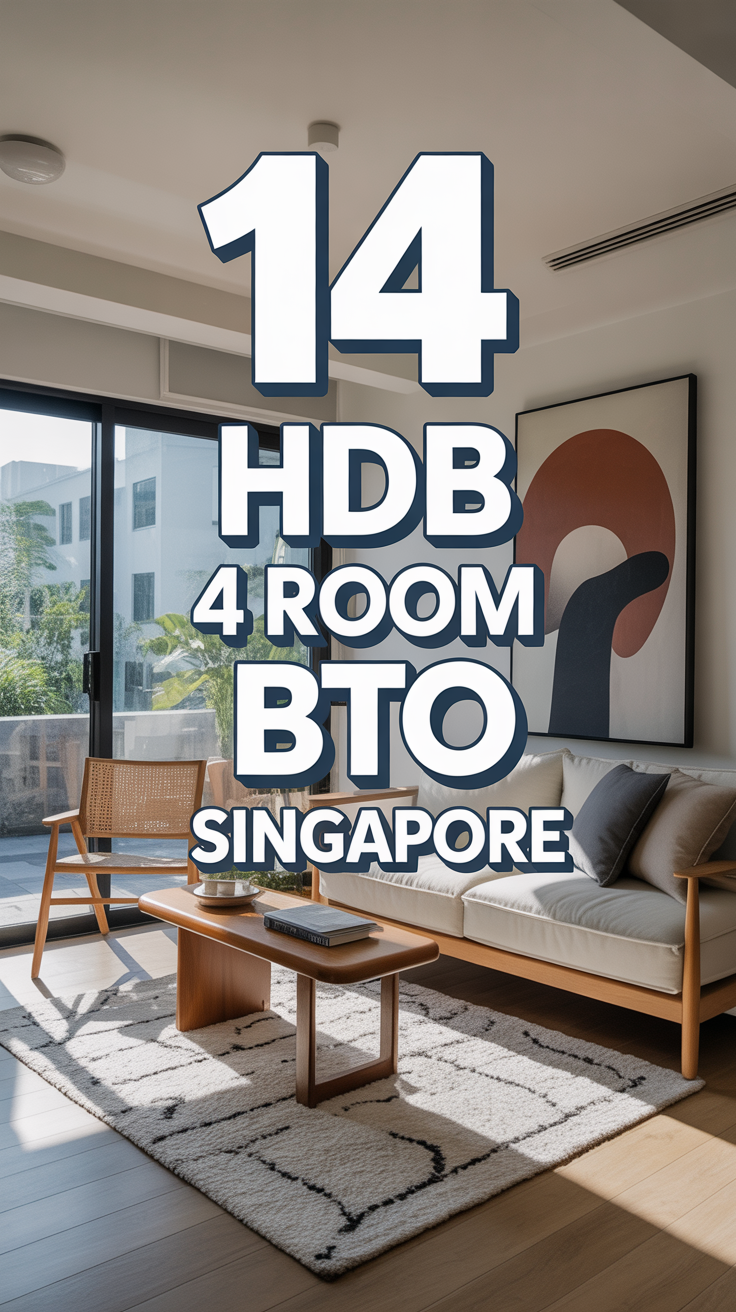 🏡 14 HDB 4 Room BTO Singapore