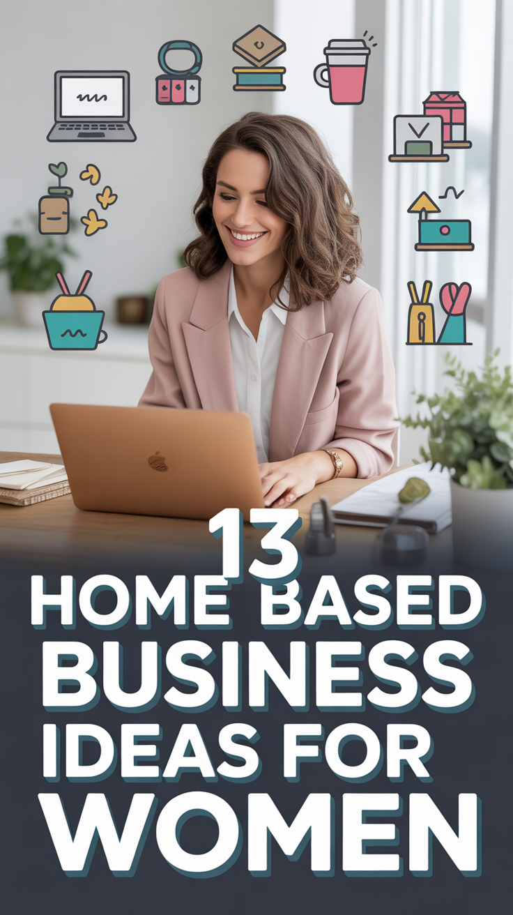 ✨ 13 Home Based Business Ideas For Women