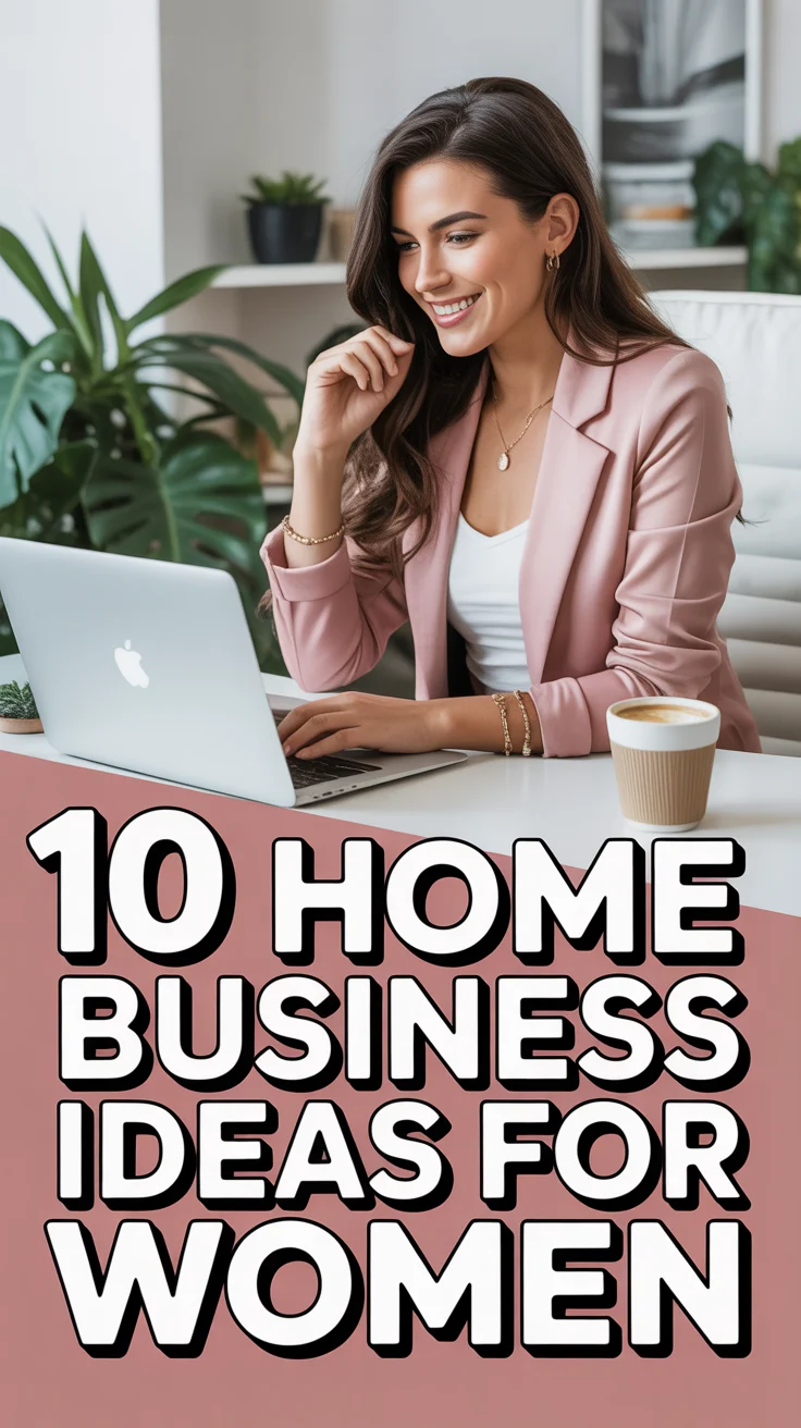 💡 10 Home Business Ideas For Women