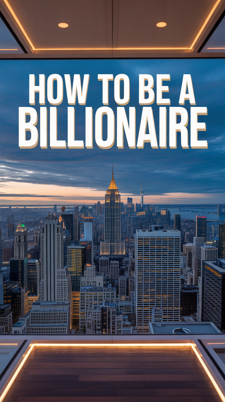 💰 How To Be A Billionaire