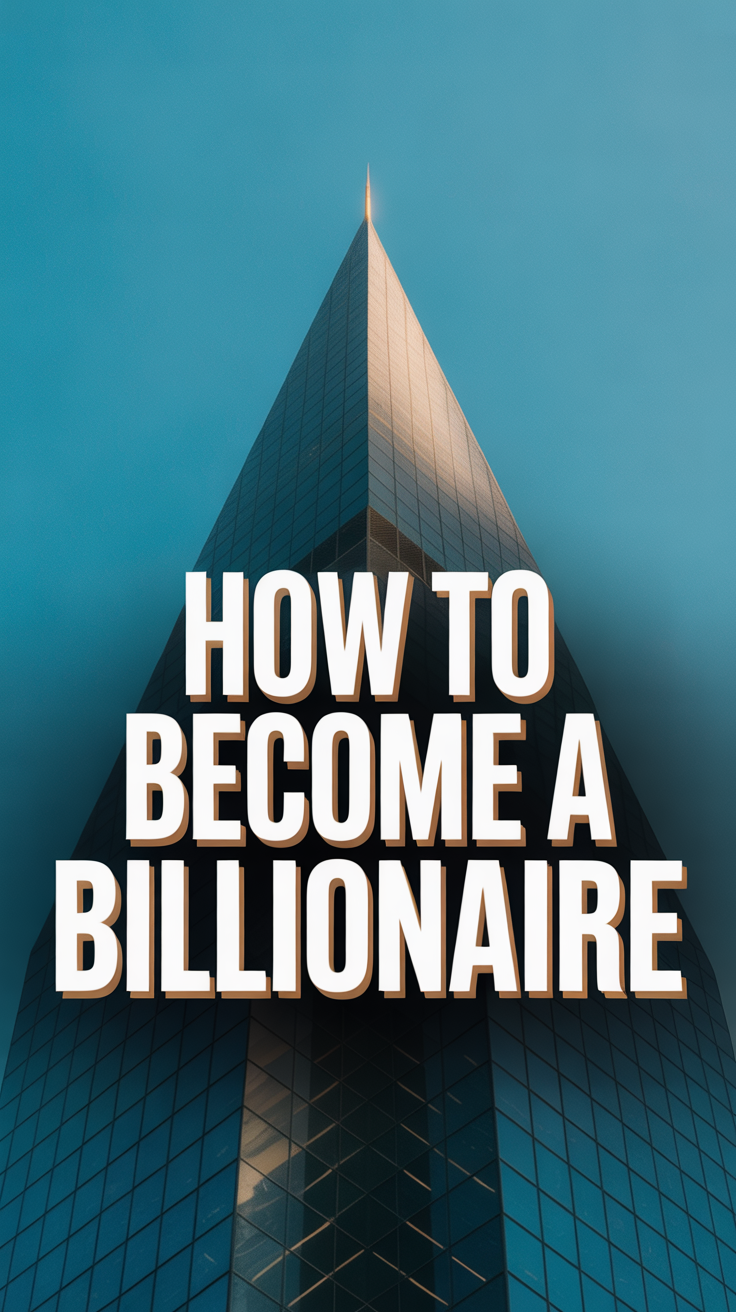 How To Become A Billionaire