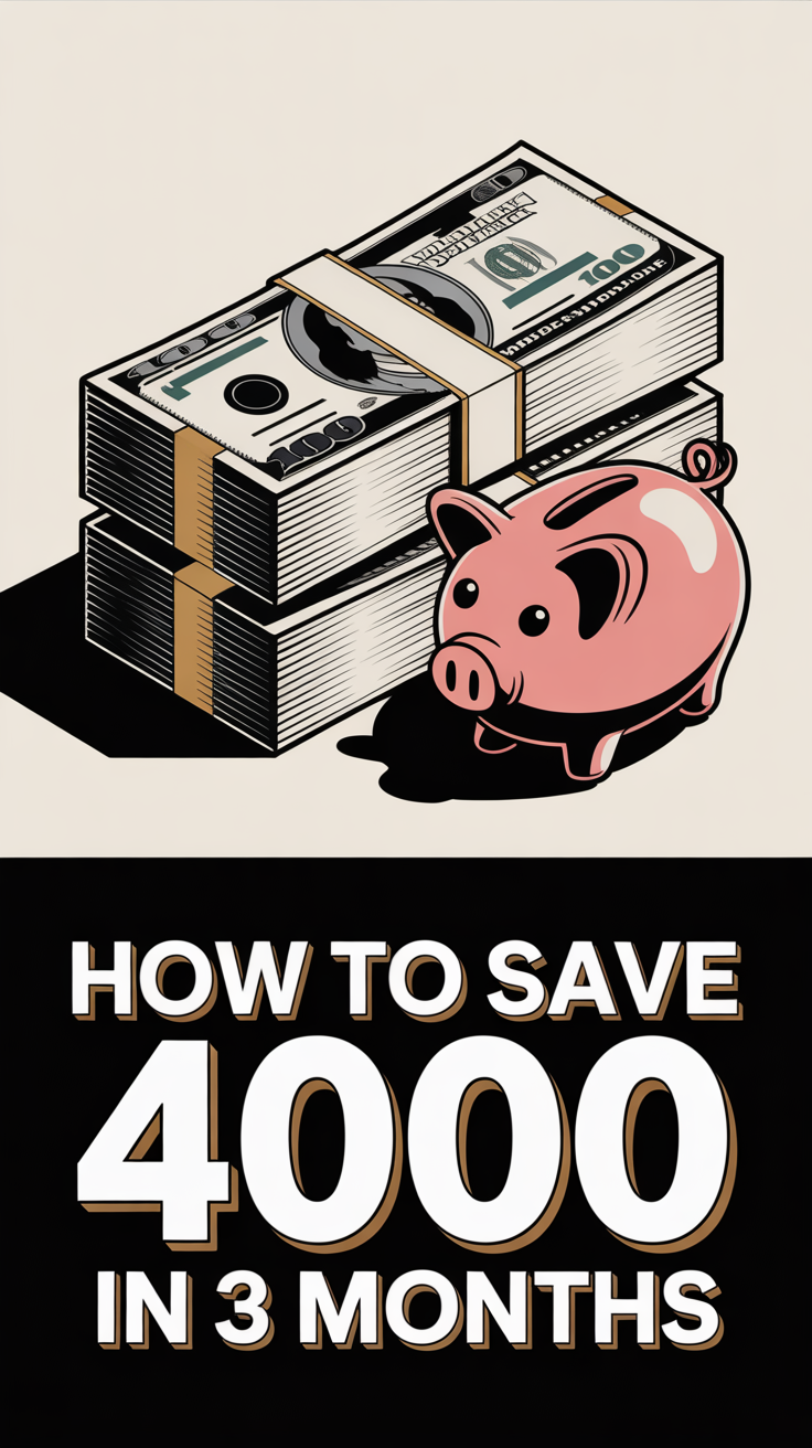 💰 How To Save 4000 In 3 Months