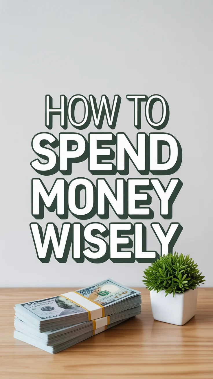 💰 How To Spend Money Wisely
