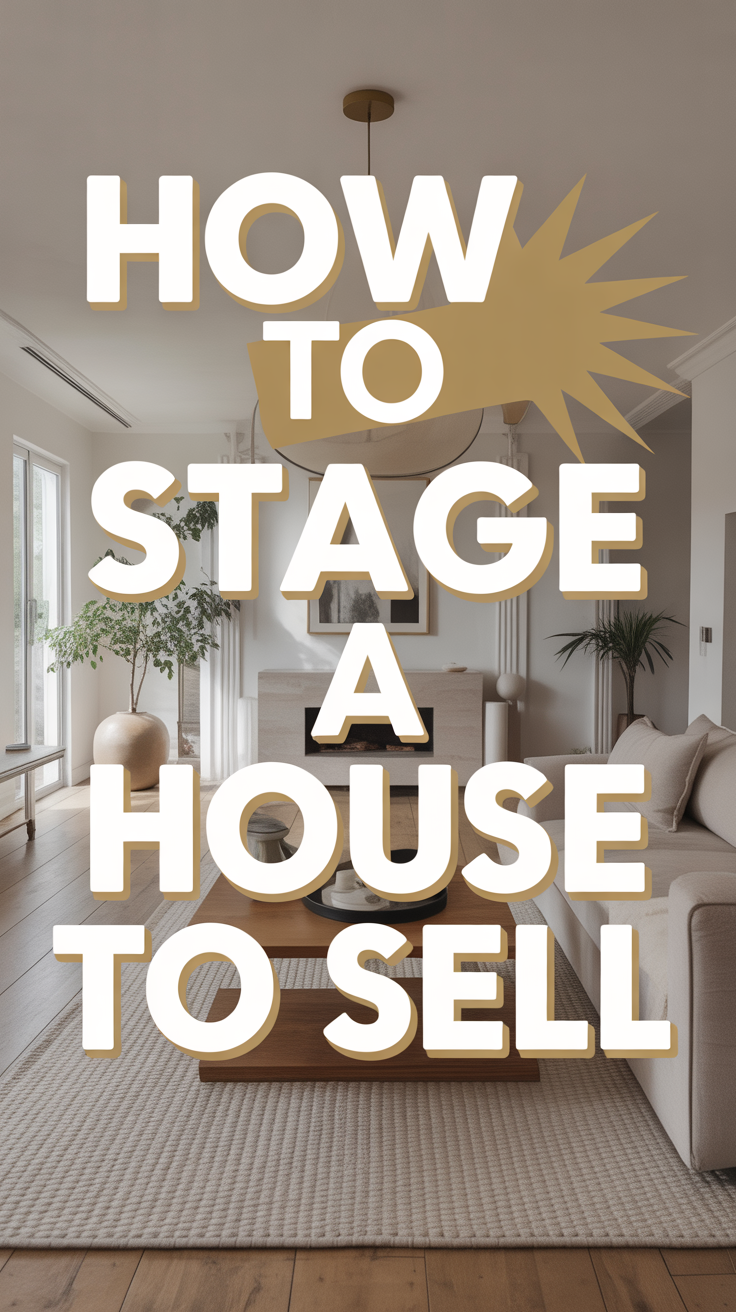 🏡 How To Stage A House To Sell
