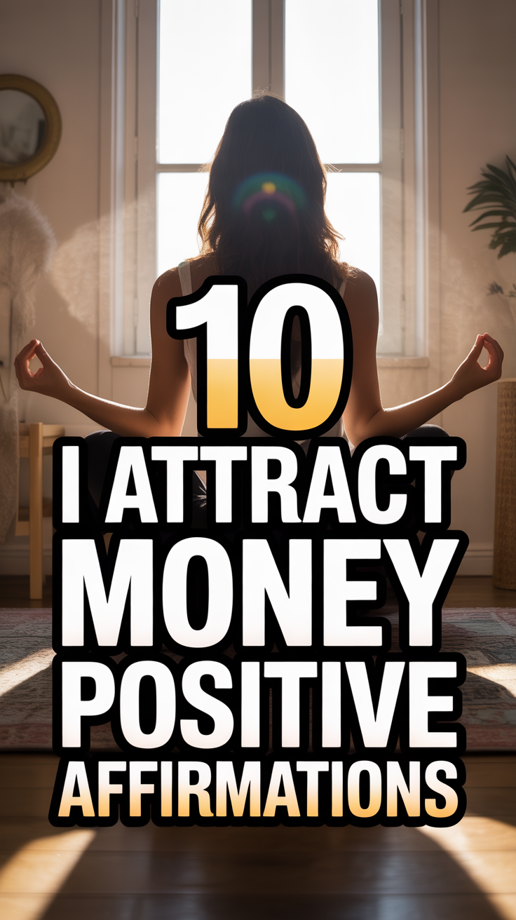 💸 10 I Attract Money Positive Affirmations