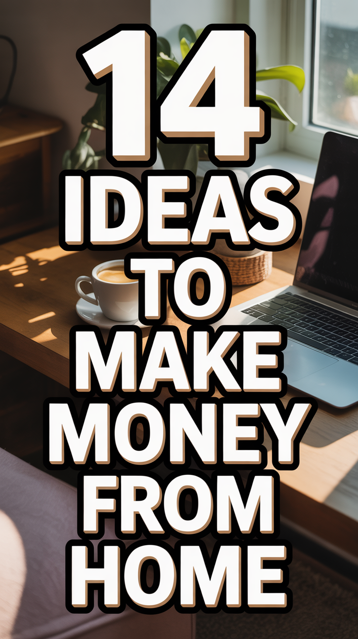 💰 14 Ideas To Make Money From Home