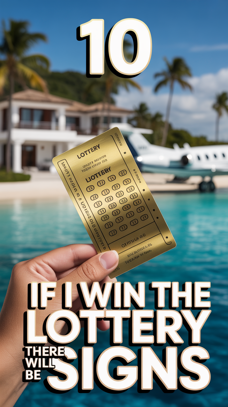 💰 10 If I Win The Lottery There Will Be Signs