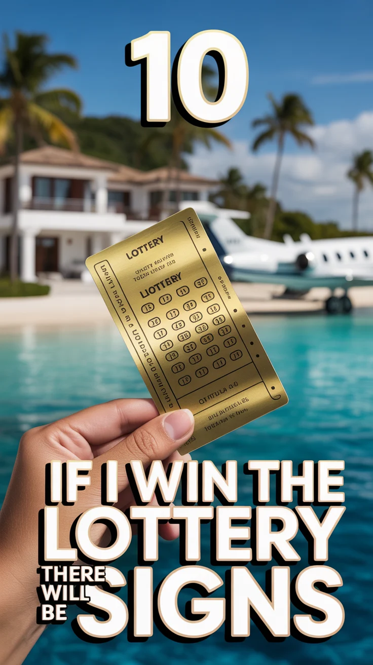 💰 10 If I Win The Lottery There Will Be Signs