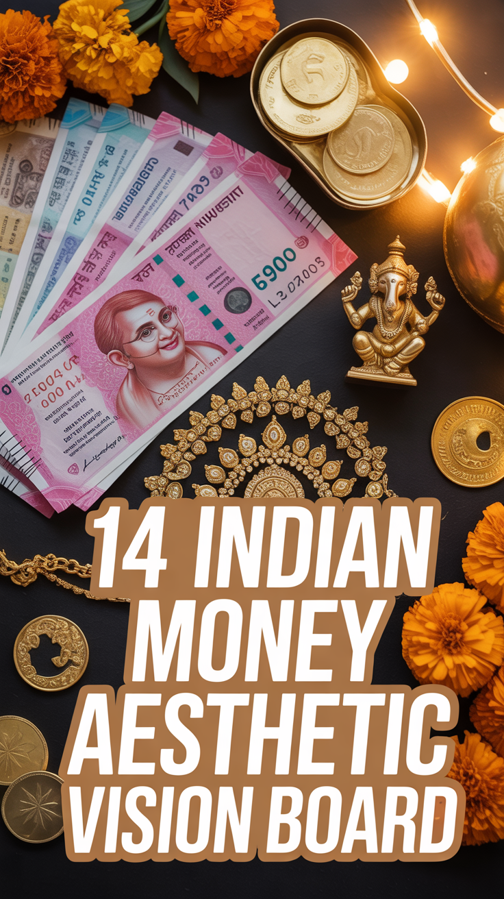 💰 14 Indian Money Aesthetic Vision Board