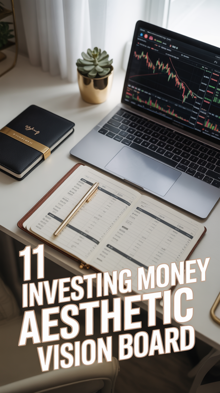✨ 11 Investing Money Aesthetic Vision Board