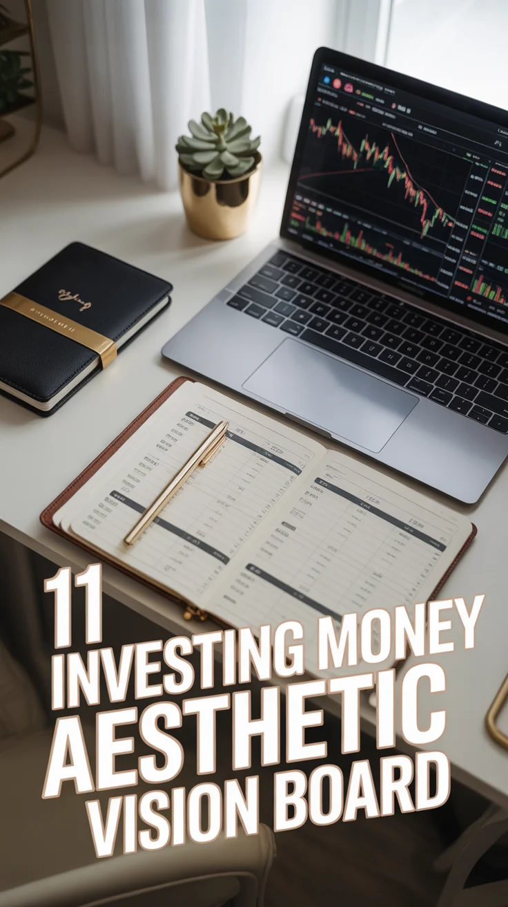 ✨ 11 Investing Money Aesthetic Vision Board