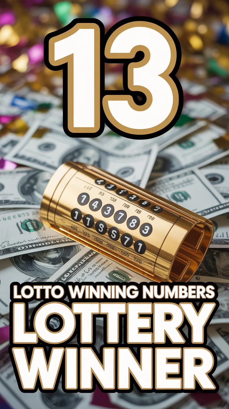 🥳 13 Lotto Winning Numbers Lottery Winner