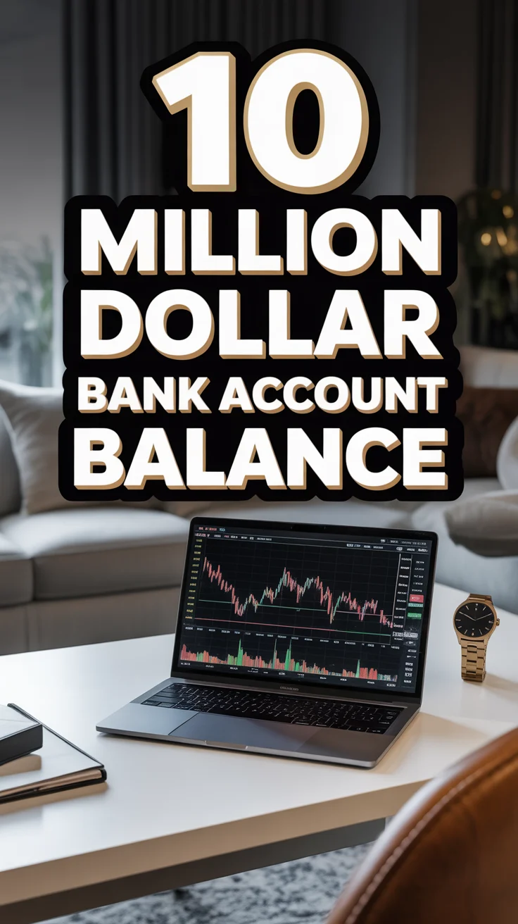💰 10 Million Dollar Bank Account Balance