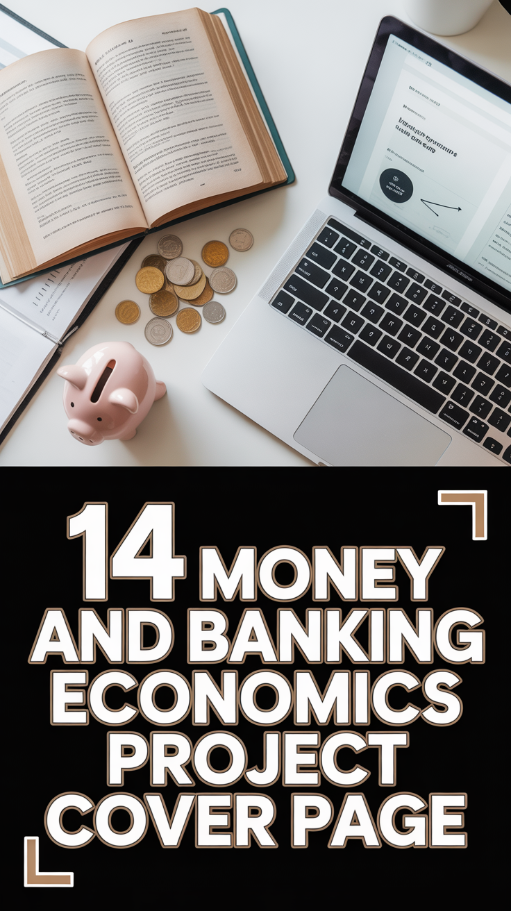 💰 14 Money And Banking Economics Project Cover Page