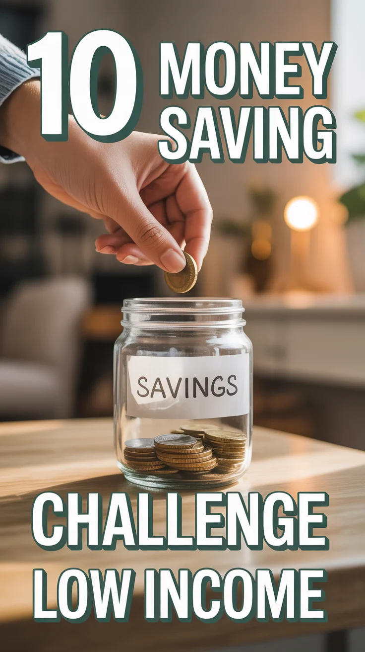 💰 10 Money Saving Challenge Low Income