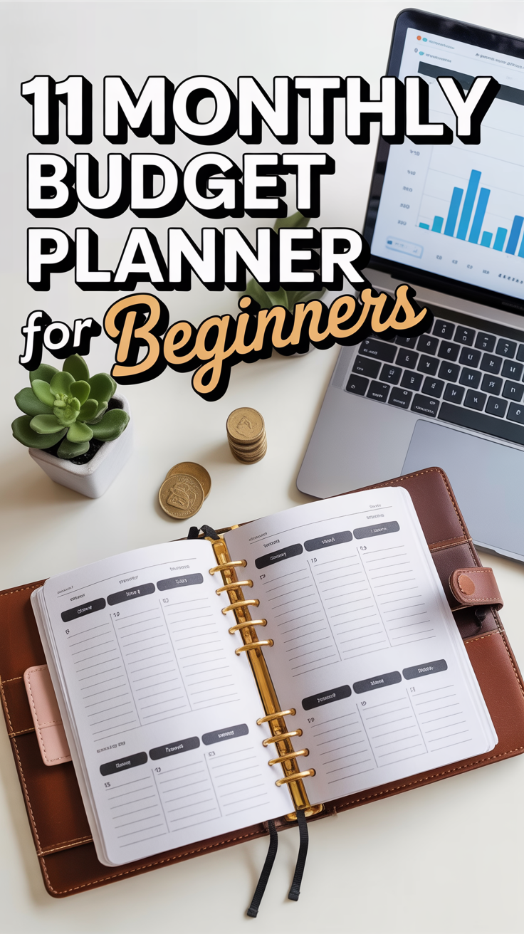 💰 11 Monthly Budget Planner For Beginners